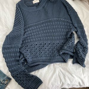 Crochet style sweater